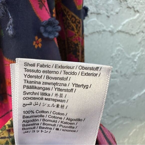 FARM RIO Patchwork Banana Blouse Size XS - Picture 11 of 11